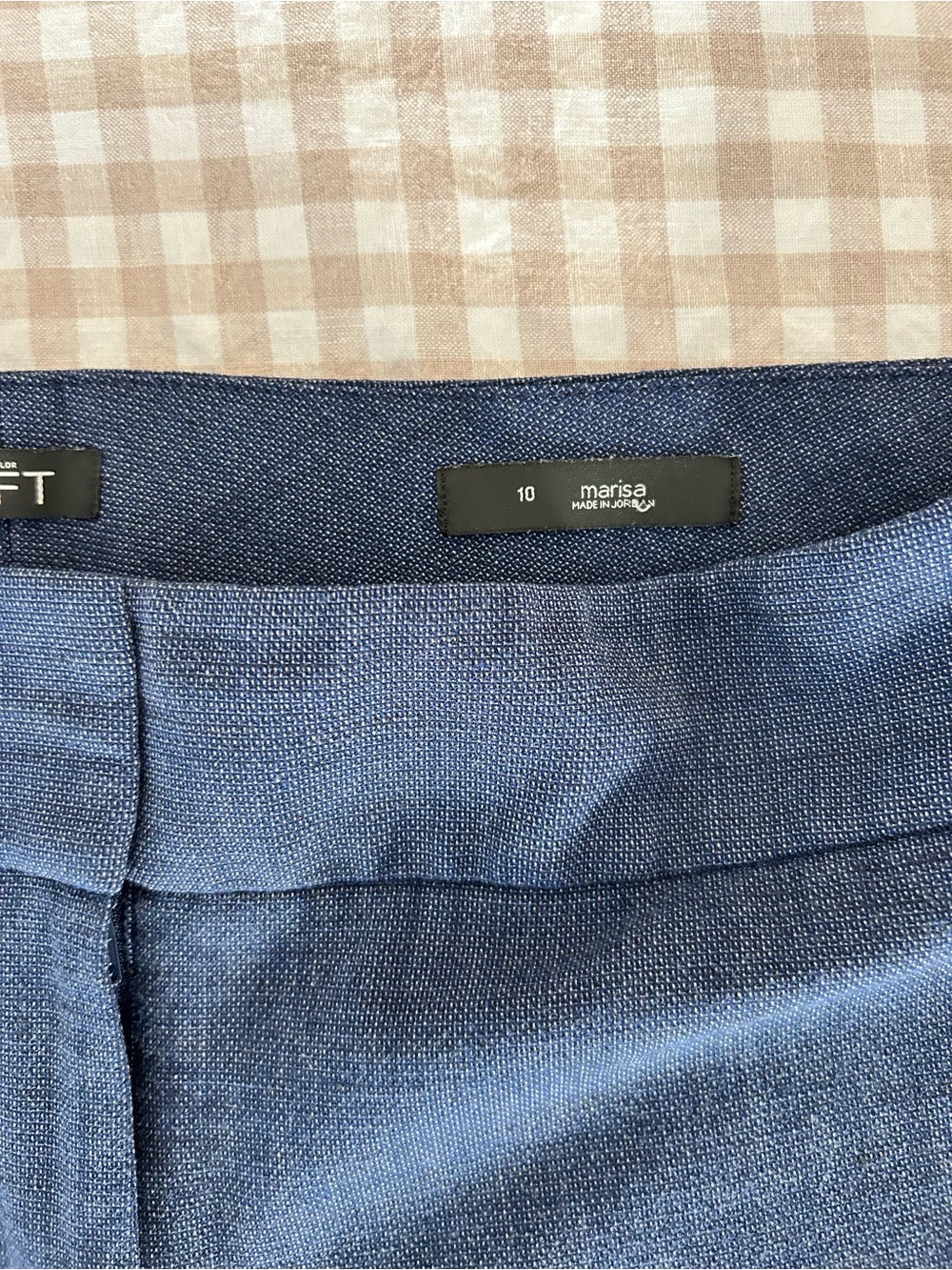 LOFT Marisa Cropped Pants in Denim Blue